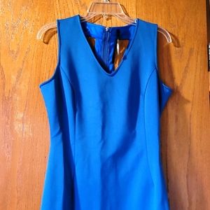 Andrew Marc dress in blue.